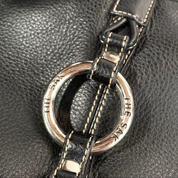 The Sak black leather saddle shoulder bag - Picture 2 of 10